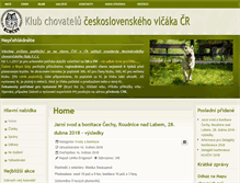 Tablet Screenshot of cswolfdog.cz